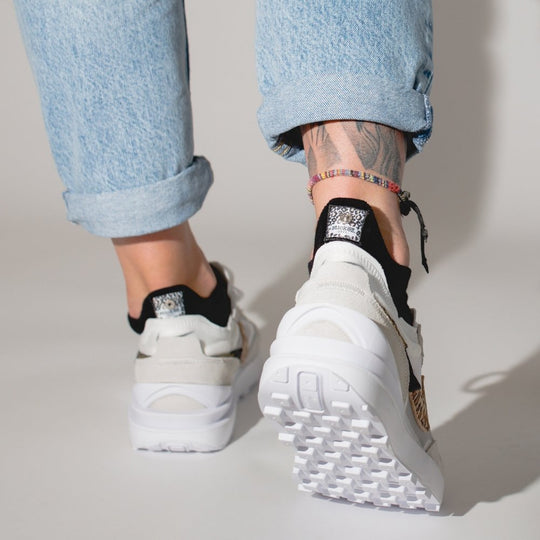 Sneaker Socken mit Druckknopf im Single Pack - LEO SPECIAL stickez.